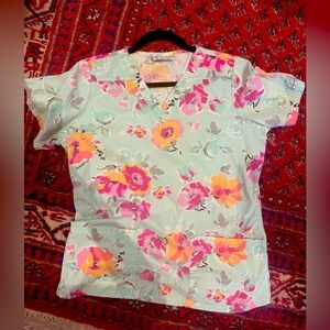 Lot of 5 women’s small scrub tops